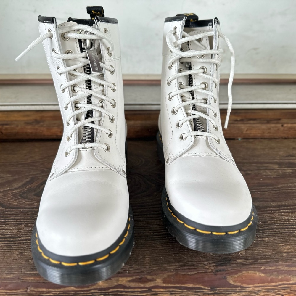 Doc martens 8 hole zip boots